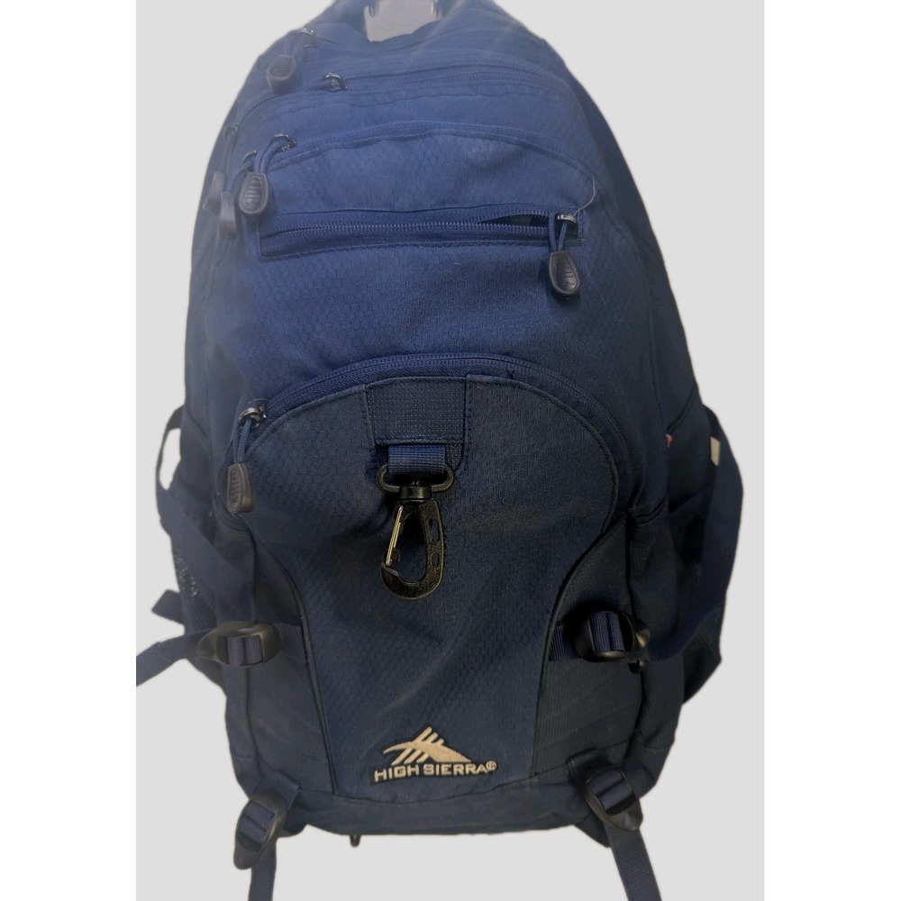 High Sierra Loop Backpack Travel Work Backpack w/ Tablet Sleeve Blue